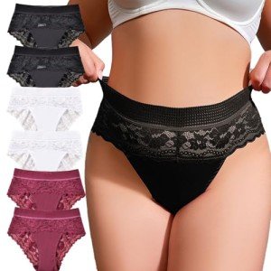 Red Lace Mid Rise Plus Size Cheeky Panty Set