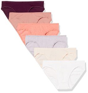 Cotton Bikini Underwear for Women, Plum Neutrals