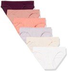 Cotton Bikini Underwear for Women, Plum Neutrals