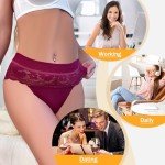 Red Lace Mid Rise Plus Size Cheeky Panty Set