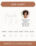 INNERSY Women's Stretchy Cotton Bikini Underwear 6-Pack