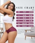 Aijolen Cheeky Seamless Lace Bikini Underwear 6 Pack