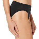Amazon Essentials Women's Black Cotton Stretch Briefs