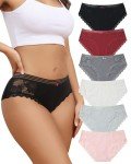 Levao Women's Cotton Bikini Briefs Multipack
