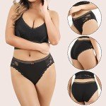 Levao Women's Cotton Bikini Briefs Multipack