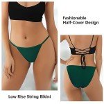 Levao Women's High Cut Cotton Bikini Panties Multipack