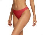 VOENXE Seamless No Show Bikini Underwear 5-Pack