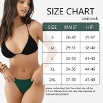 Levao Women's High Cut Cotton Bikini Panties Multipack