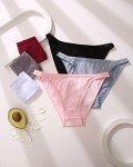6 Pack Women’s Cotton Stretchy Hipster Underwear
