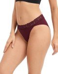 INNERSY Women's Lace High Cut Bikini Underwear 4-Pack