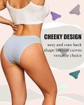 9 Pack Women's Soft Cotton Hipster Bikini Panties