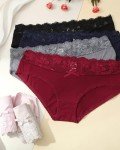 Oegho Women's Lace Hipster Bikini Underwear - 6 Pack