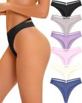 Women's Seamless Thongs 6 Pack - No Show