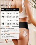 ALL OF SHE Women's High Waisted Seamless Thongs 6-Pack