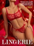 Heart Print Lingerie Set for Romantic Nights