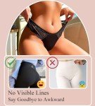 Seamless Lace Thong Pack for Women - 6 Pieces