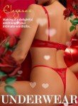 Heart Print Lingerie Set for Romantic Nights