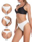 6-Pack Women's High Rise Breathable Thong Panties