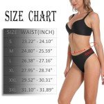 6-Pack Women's High Rise Breathable Thong Panties