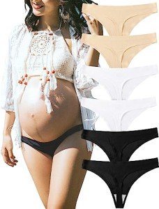 KUKU PANDA Women’s No Show Thong Underwear Set