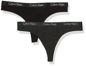 Calvin Klein Women's Cotton Thong Panty Multipack
