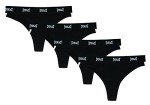 Everlast Women's Cotton Spandex Thong Underwear 4 Pack