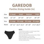 GAREDOB Plus Size High Waist Ribbed Thong 6-Pack