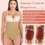 High Waisted Thong Shapewear for Women
