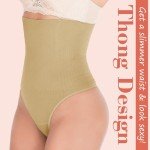 High Waisted Thong Shapewear for Women