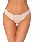 Ekouaer Women's Seamless No Show Thong 6 Pack