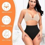 Riseholy Tummy Control Seamless Thong Shapewear 2 Pcs