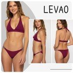 Levao Women’s Sexy Rhinestone Thong Multipacks