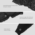 High Waisted Lace Thong Underwear for Women