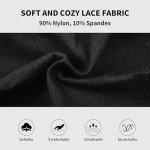 High Waisted Lace Thong Underwear for Women