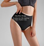 High Waisted Thongs for Women – 4 Pack