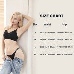 Levao Women’s Sexy Rhinestone Thong Multipacks