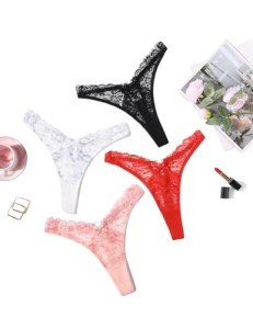 Avidlove Women's Lace G-string Thong Panties Set