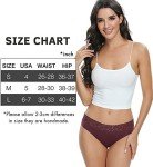 ALTHEANRAY Women's Lace Hipster Bikini Underwear Pack