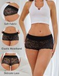 Sexy Lace Boy Shorts for Women – 5 Pack