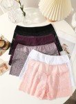 Sexy Lace Boy Shorts for Women – 5 Pack