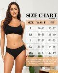 6 Pack Women's Cotton Hipster Underwear, Plus Size