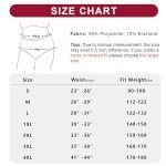 High Waisted Lace Thong Underwear - 6 Pack