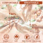 High Waisted Seamless Plus Size Floral Panties 5 Pack