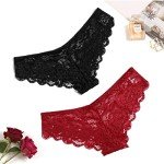 Avidlove Women's Lace Cheeky Underwear 4-Pack