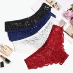 Avidlove Women's Lace Cheeky Underwear 4-Pack