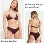 Levao Women's Seamless Cheeky Hipster Bikini Panties