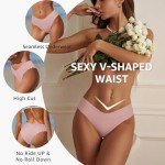 Levao Women's Seamless Cheeky Hipster Bikini Panties