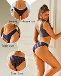 6-Pack Women's Lace Invisible Bikini Underwear Set