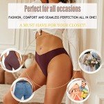 6-Pack Women's Lace Invisible Bikini Underwear Set