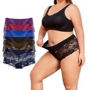 Moonlight Elves Women's Lace Boyshorts, Pack of 6